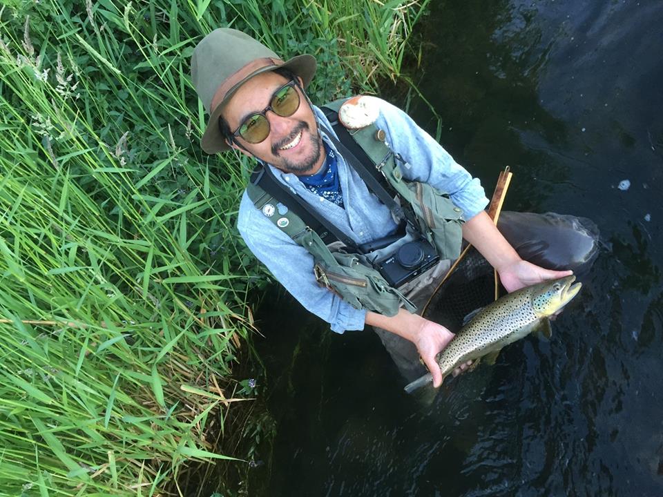 釣りの方も20インチを超えるのブラウンを数匹キャッチ。 trout764の良いテストになりました。